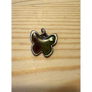 Butterfly-Shaped Metal Pendant Charm